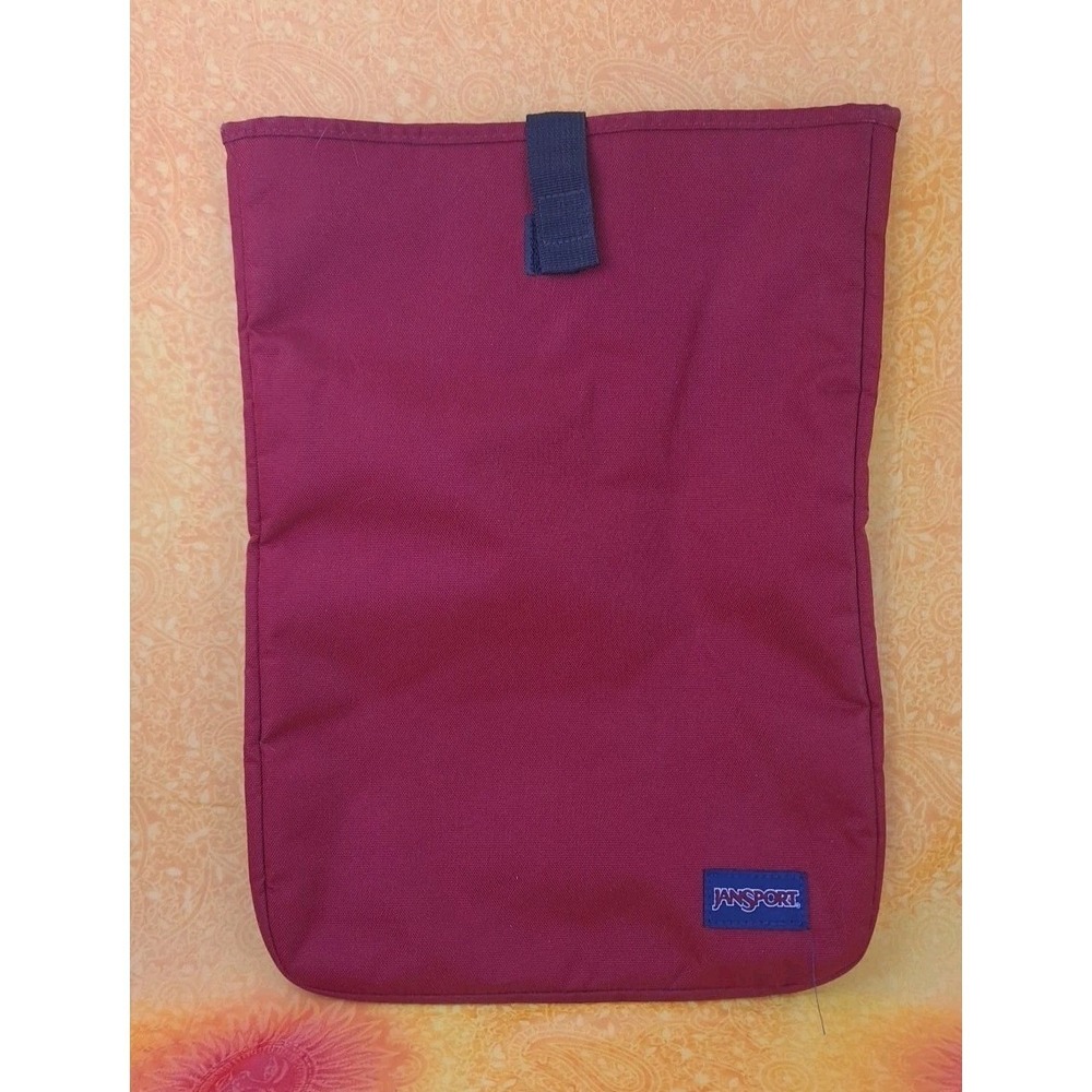 JanSport Red Laptop Tablet Sleeve Case - 15" X 10"